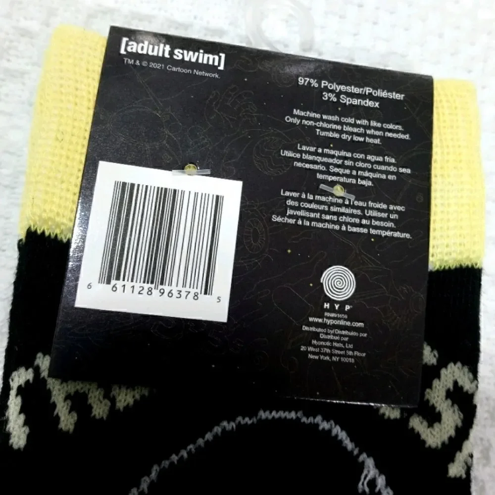 Adult Swim Rick And Morty Mens Socks -B